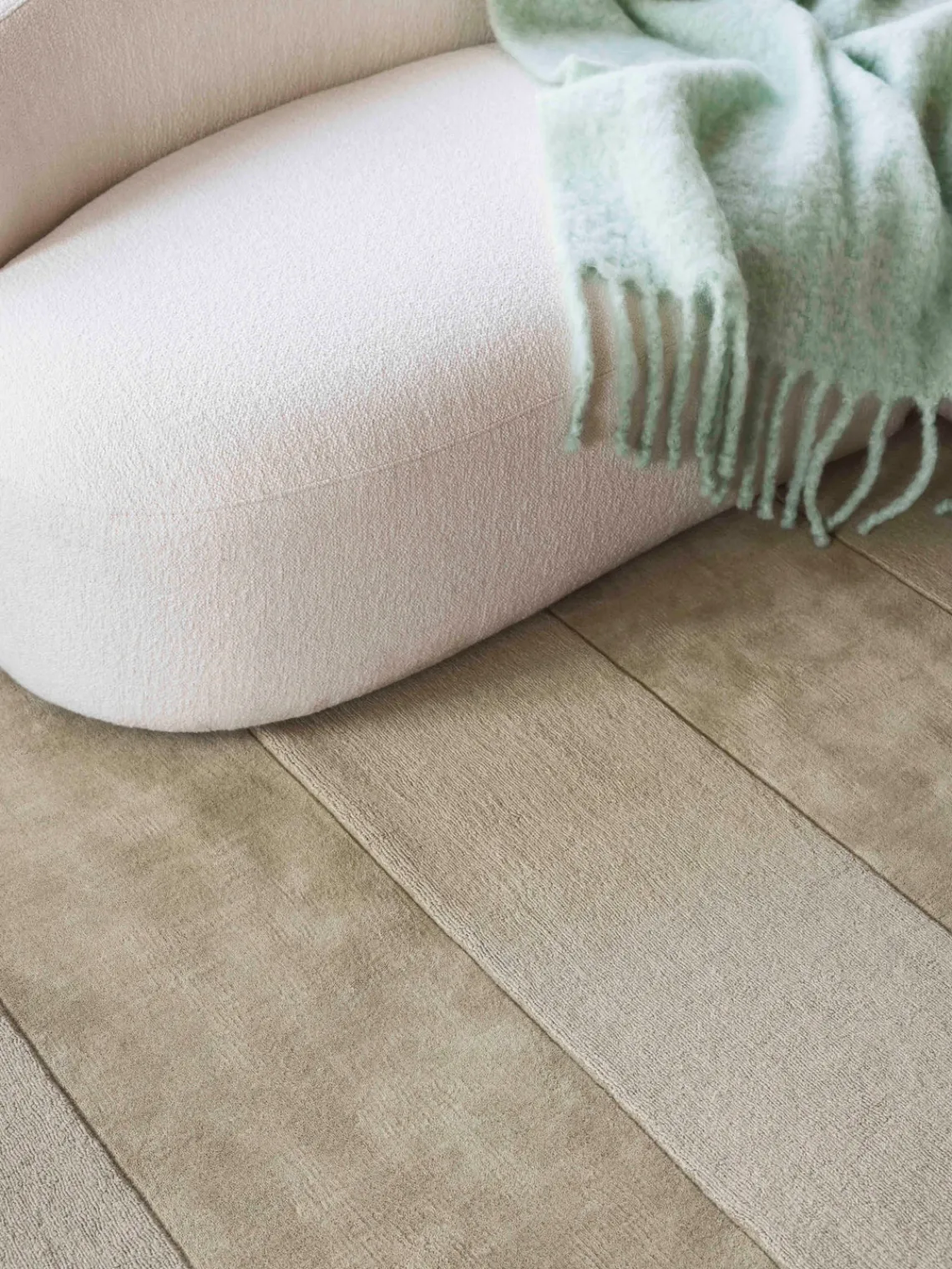 Discount Alfombra artesanal de lana de pelo corto Sicilian Stripe Rectangular|Alfombras Rectangulares