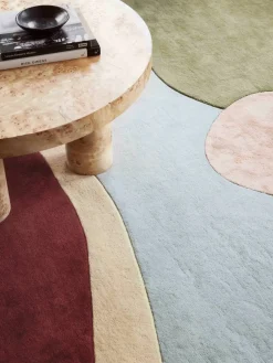 Hot Alfombra artesanal de lana de pelo largo Secret Garden Rectangular|Alfombras Rectangulares