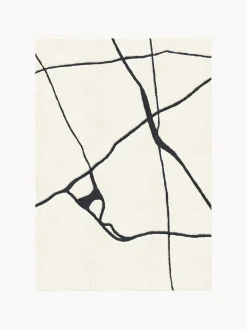 New Alfombra artesanal de lana de pelo corto Gotland Rectangular|Alfombras Rectangulares