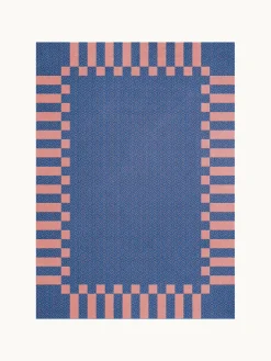 New Alfombra artesanal de lana de pelo largo Tekla Frame Rectangular|Alfombras Rectangulares