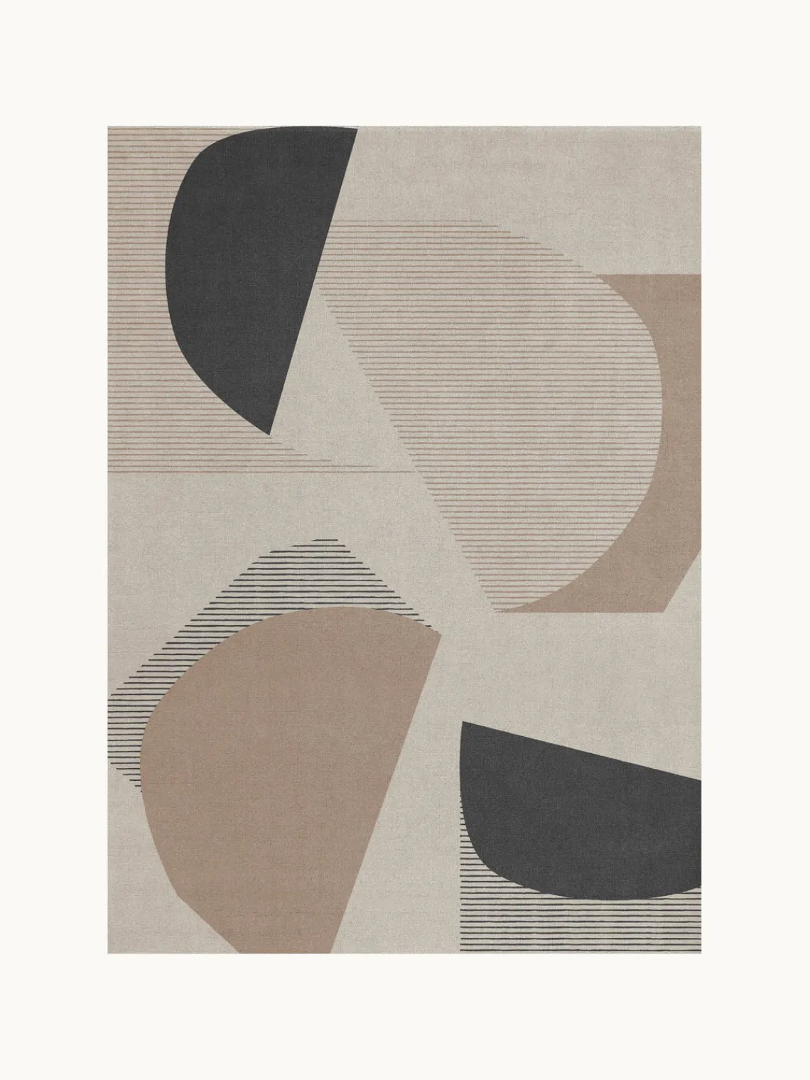 Outlet Alfombra artesanal de lana Birch Rectangular|Alfombras Rectangulares