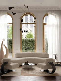 Outlet Alfombra artesanal de lana Birch Rectangular|Alfombras Rectangulares