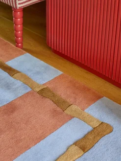 Sale Alfombra artesanal de lana Bamboo Rectangular|Alfombras Rectangulares