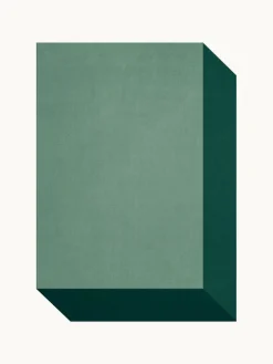 Online Alfombra artesanal de lana de pelo corto Tekla Box Rectangular|Alfombras Rectangulares