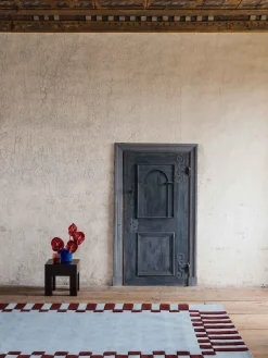 Hot Alfombra artesanal de lana de pelo largo Tekla Frame Rectangular|Alfombras Rectangulares