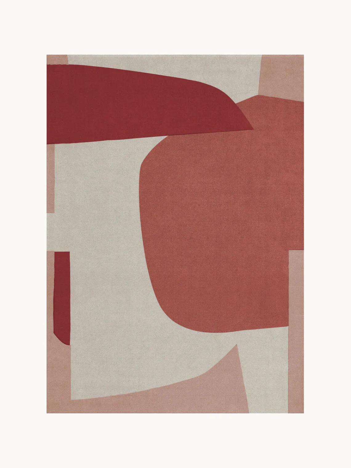 Rectangular|Alfombras Rectangulares>Layered Alfombra artesanal de lana Cloudberry