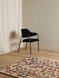 Hot Alfombra artesanal de lana Poppy Rectangular|Alfombras Rectangulares