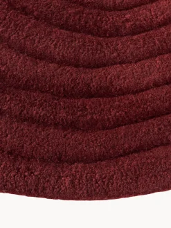 Alfombras Rectangulares|Alfombras></noscript>Westwing Collection Alfombra artesanal de lana con forma orgánica Aliza Rojo vino