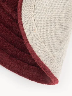 Alfombras Rectangulares|Alfombras></noscript>Westwing Collection Alfombra artesanal de lana con forma orgánica Aliza Rojo vino