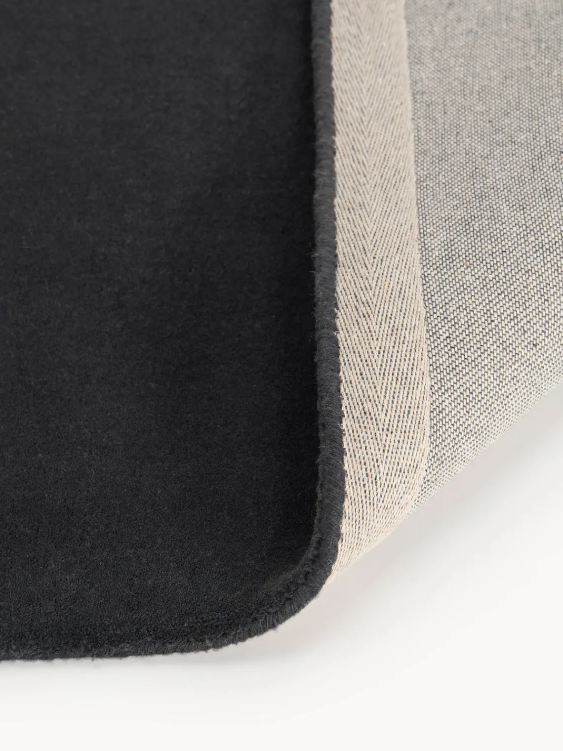 Rectangular|Alfombras Rectangulares>Westwing Collection Alfombra artesanal de lana Zayne Gris antracita