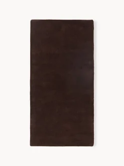 Rectangular|Alfombras Rectangulares>Westwing Collection Alfombra artesanal de lana Zayne Marrón oscuro