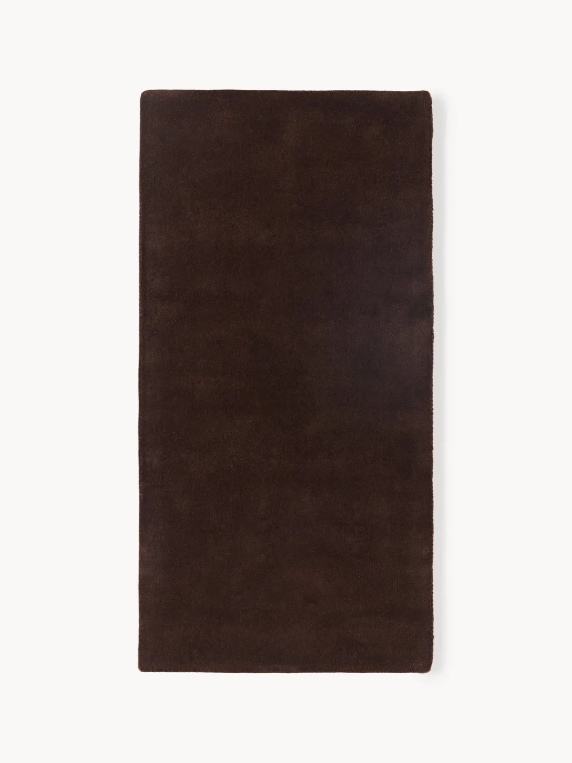 Rectangular|Alfombras Rectangulares>Westwing Collection Alfombra artesanal de lana Zayne Marrón oscuro