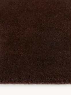 Rectangular|Alfombras Rectangulares>Westwing Collection Alfombra artesanal de lana Zayne Marrón oscuro