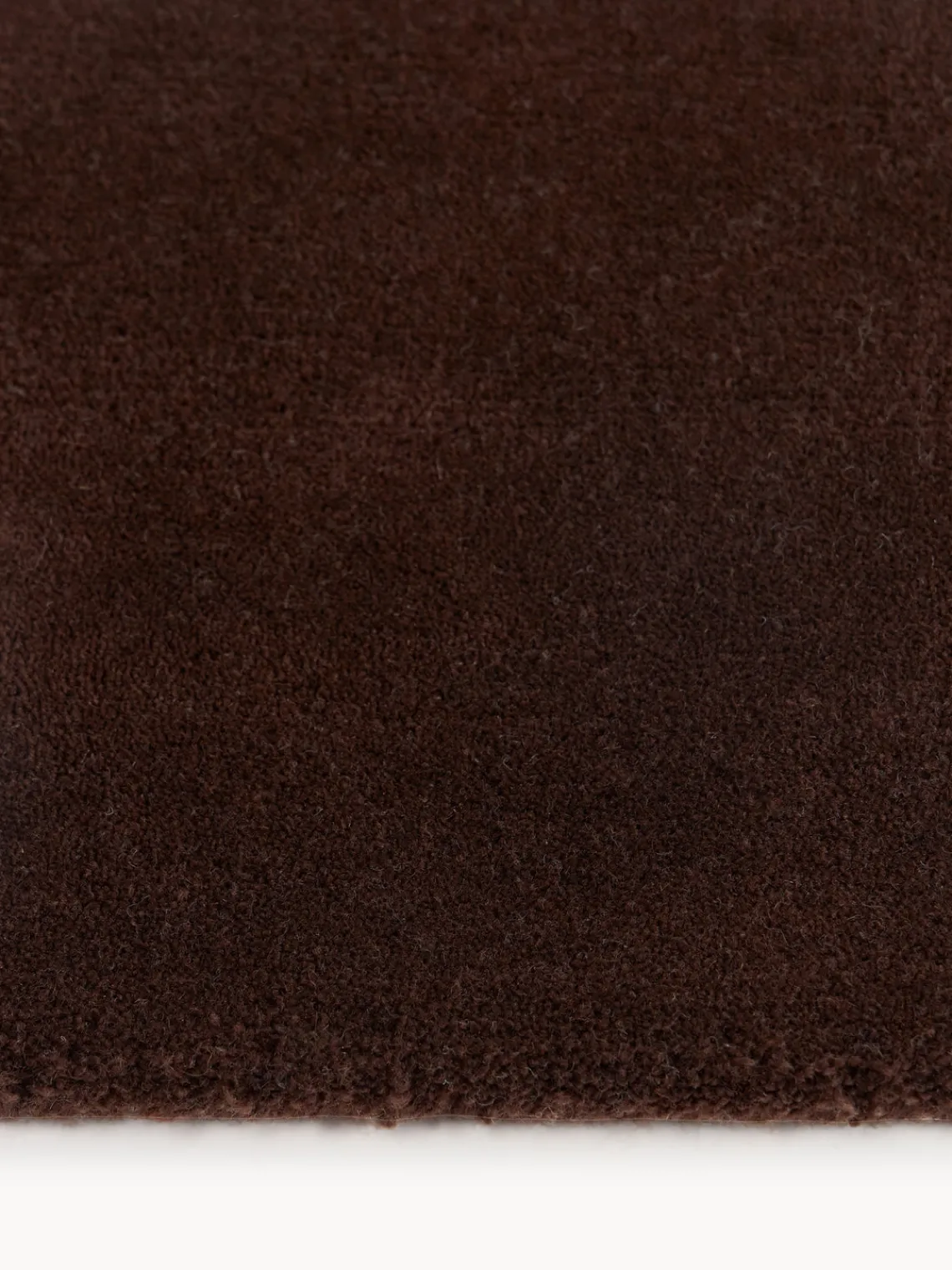 Rectangular|Alfombras Rectangulares>Westwing Collection Alfombra artesanal de lana Zayne Marrón oscuro