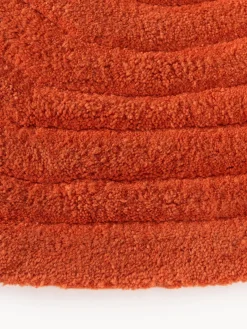 Alfombras Rectangulares|Alfombras></noscript>Westwing Collection Alfombra artesanal de lana con forma orgánica Aliza Naranja oscuro