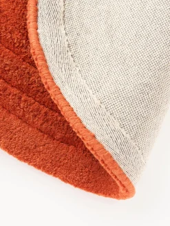 Alfombras Rectangulares|Alfombras></noscript>Westwing Collection Alfombra artesanal de lana con forma orgánica Aliza Naranja oscuro