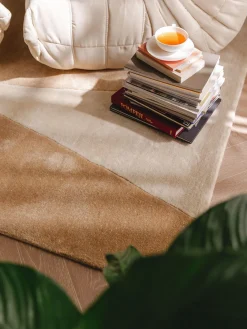 Alfombra artesanal de pelo corto Smilla Rectangular|Alfombras Rectangulares