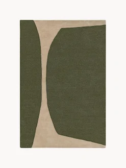 Clearance Alfombra artesanal de pelo corto Smilla Rectangular|Alfombras Rectangulares