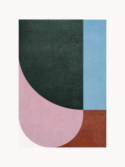 Outlet Alfombra artesanal de pelo largo de lana Follow The Trace Rectangular|Alfombras Rectangulares