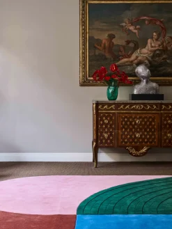 Outlet Alfombra artesanal de pelo largo de lana Follow The Trace Rectangular|Alfombras Rectangulares