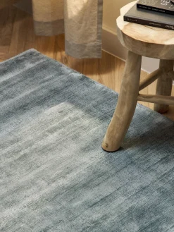 Alfombra artesanal de viscosa Jane Rectangular|Alfombras Rectangulares