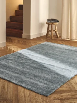 Alfombra artesanal de viscosa Jane Rectangular|Alfombras Rectangulares