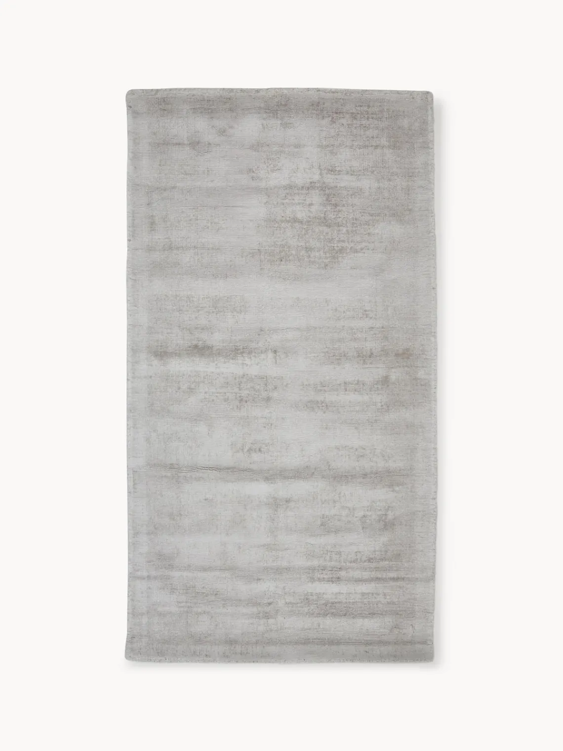 Rectangular|Alfombras Rectangulares>Westwing Collection Alfombra artesanal de viscosa Jane Gris claro