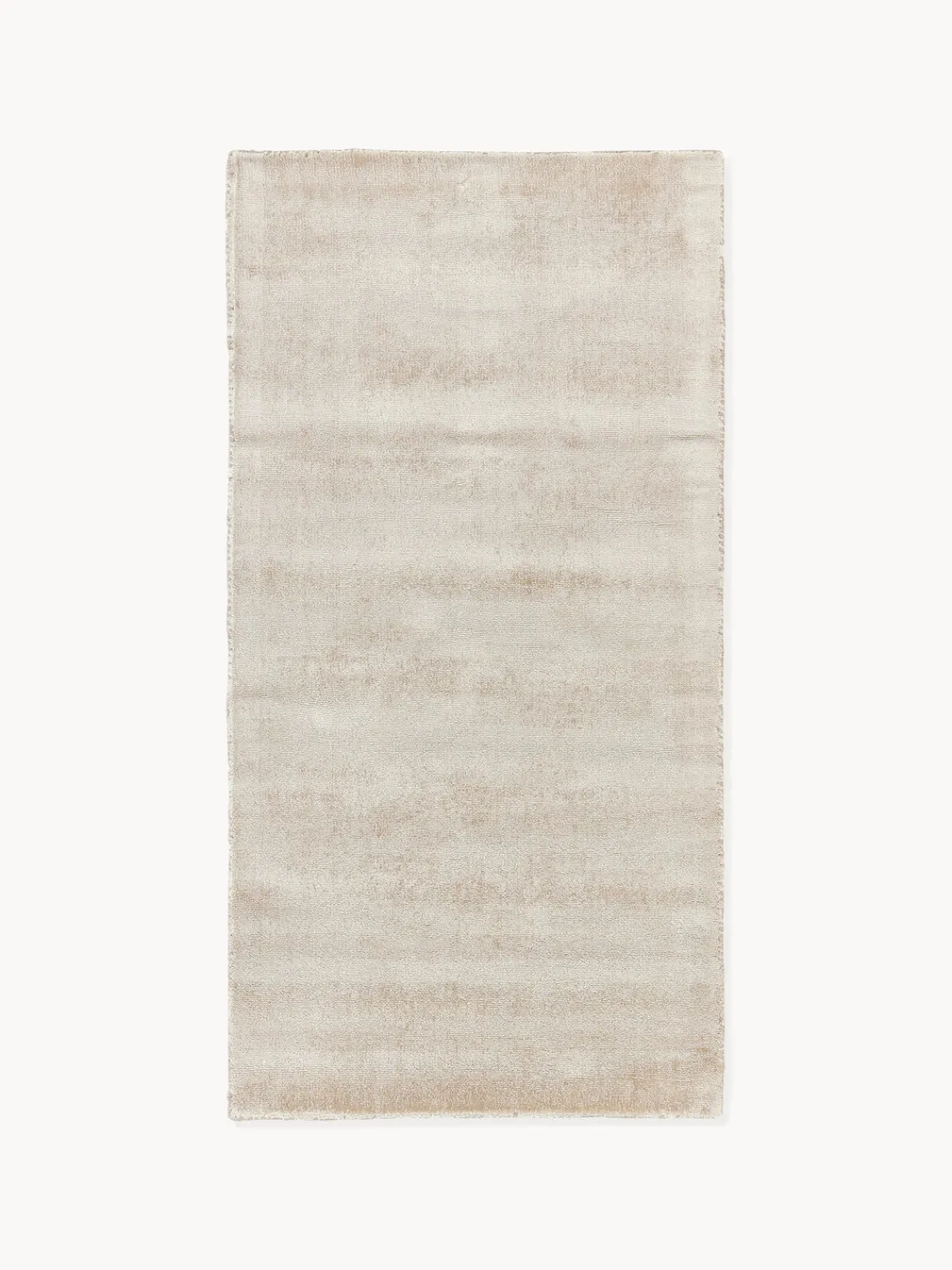 Rectangular|Alfombras Rectangulares>Westwing Collection Alfombra artesanal de viscosa Jane Beige claro