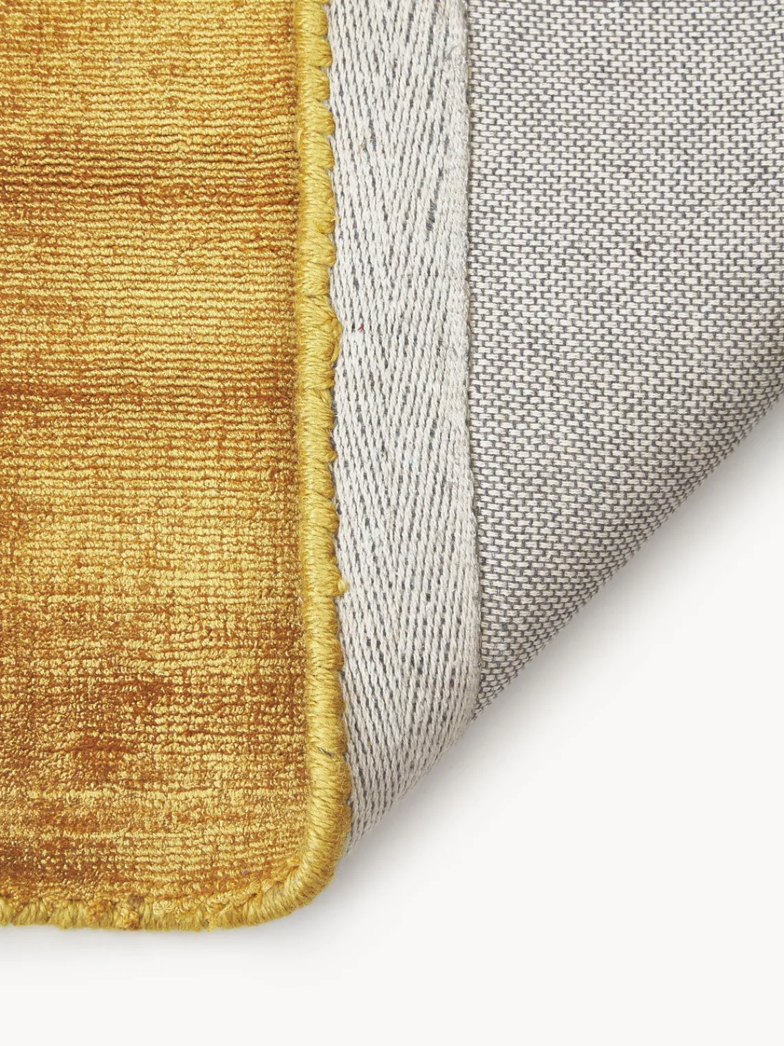 Sale Alfombra artesanal de viscosa Jane Rectangular|Alfombras Rectangulares