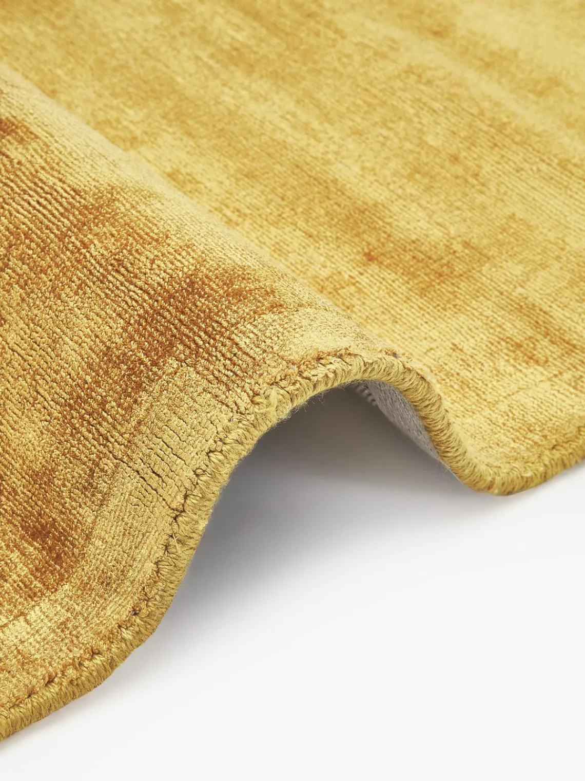 Sale Alfombra artesanal de viscosa Jane Rectangular|Alfombras Rectangulares