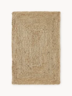 Best Alfombra artesanal de yute Sharmila Rectangular|Alfombras Rectangulares