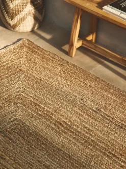 Best Alfombra artesanal de yute Sharmila Rectangular|Alfombras Rectangulares