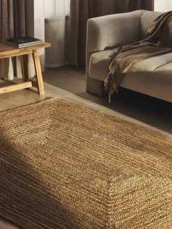 Best Alfombra artesanal de yute Sharmila Rectangular|Alfombras Rectangulares