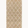 Sale Alfombra artesanal de yute Kunu Rectangular|Alfombras Rectangulares