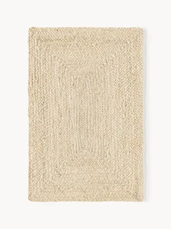 Rectangular|Alfombras Rectangulares>Westwing Collection Alfombra artesanal de yute Sharmila Blanco Off White