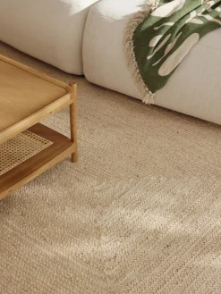 Rectangular|Alfombras Rectangulares>Westwing Collection Alfombra artesanal de yute Sharmila Blanco Off White