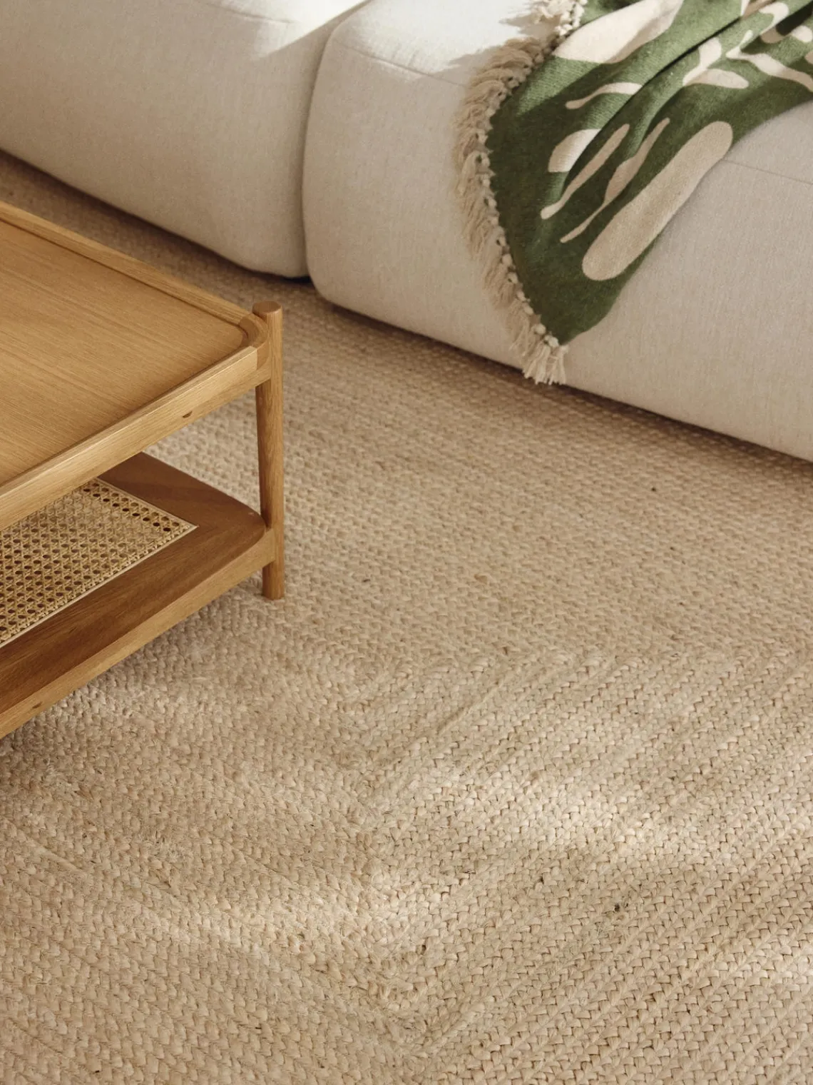 Rectangular|Alfombras Rectangulares>Westwing Collection Alfombra artesanal de yute Sharmila Blanco Off White