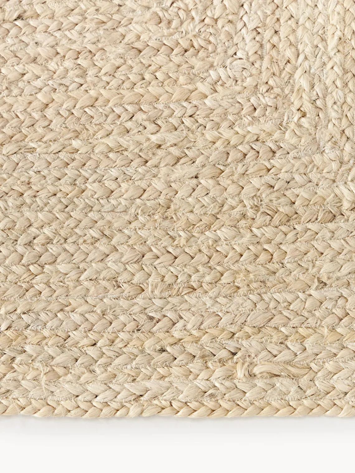 Rectangular|Alfombras Rectangulares>Westwing Collection Alfombra artesanal de yute Sharmila Blanco Off White