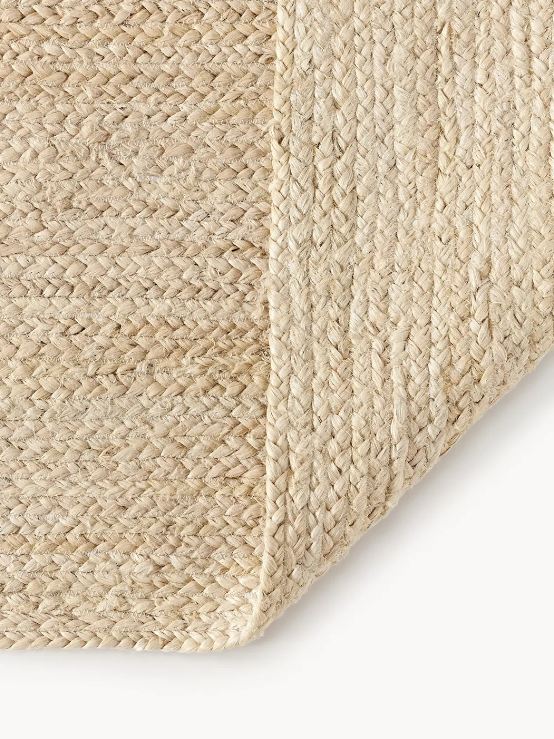 Rectangular|Alfombras Rectangulares>Westwing Collection Alfombra artesanal de yute Sharmila Blanco Off White