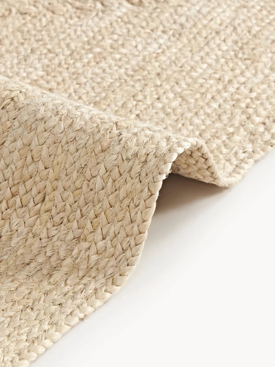 Rectangular|Alfombras Rectangulares>Westwing Collection Alfombra artesanal de yute Sharmila Blanco Off White