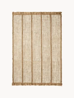 Rectangular|Alfombras Rectangulares>Ferm Living Alfombra artesanal de yute con flecos Athens