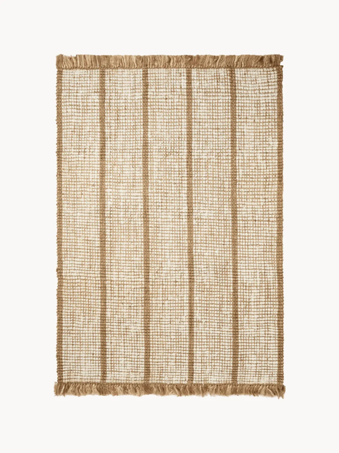 Rectangular|Alfombras Rectangulares>Ferm Living Alfombra artesanal de yute con flecos Athens