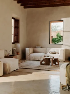 Rectangular|Alfombras Rectangulares>Ferm Living Alfombra artesanal de yute con flecos Athens