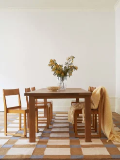 Alfombras Rectangulares|Alfombras></noscript>Layered Alfombra artesanal de yute Dusk