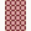 Rectangular|Alfombras Rectangulares>Layered Alfombra artesanal de yute Plum Punsch