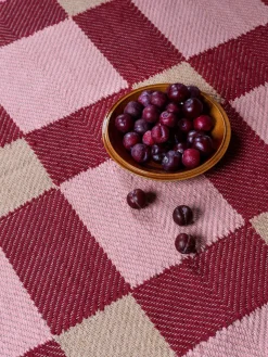 Rectangular|Alfombras Rectangulares>Layered Alfombra artesanal de yute Plum Punsch