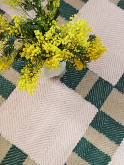 Alfombra artesanal de yute Korean Chives Rectangular|Alfombras Rectangulares