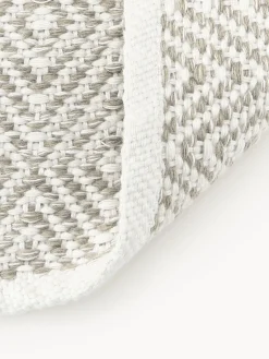 Clearance Alfombra artesanal exterior con estampado de rombos vintage Rika Alfombras De Exterior|Alfombras De Exterior