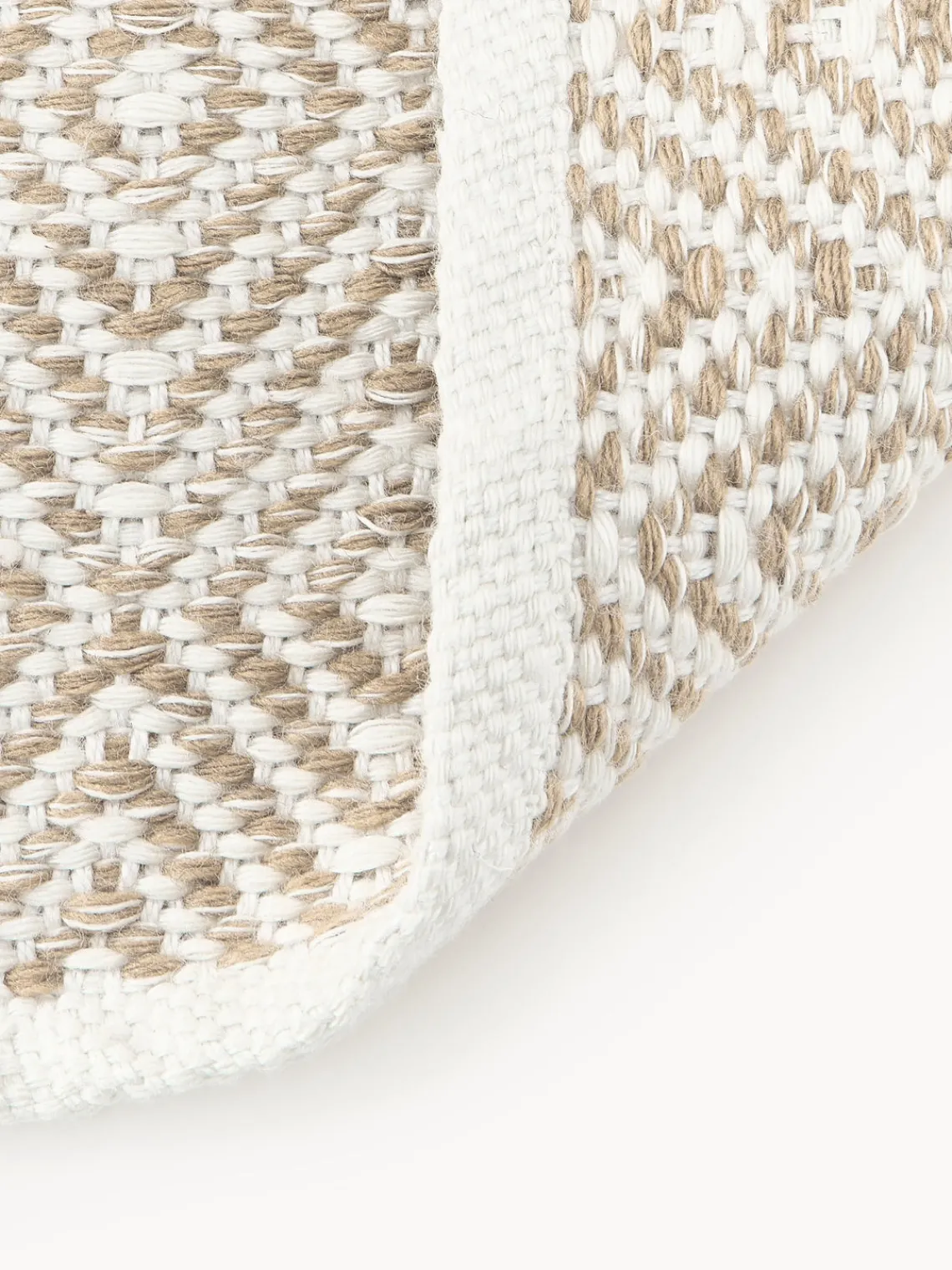 Outlet Alfombra artesanal exterior con estampado de rombos vintage Rika Alfombras De Exterior|Alfombras De Exterior