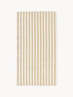 Alfombras De Exterior|Alfombras De Exterior>Westwing Collection Alfombra artesanal para interior y exterior Lyla Blanco, ocre